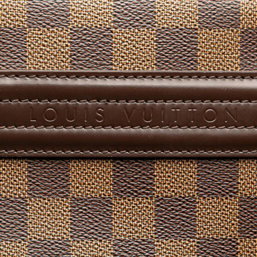 LOUIS VUITTON Brown Damier Leather Tote Bag - Picture 8 of 10
